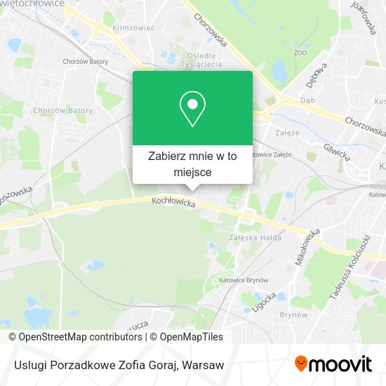 Mapa Uslugi Porzadkowe Zofia Goraj