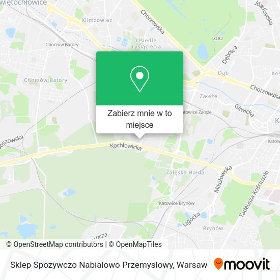 Mapa Sklep Spozywczo Nabialowo Przemyslowy