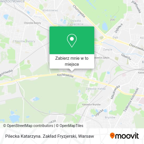 Mapa Pilecka Katarzyna. Zakład Fryzjerski