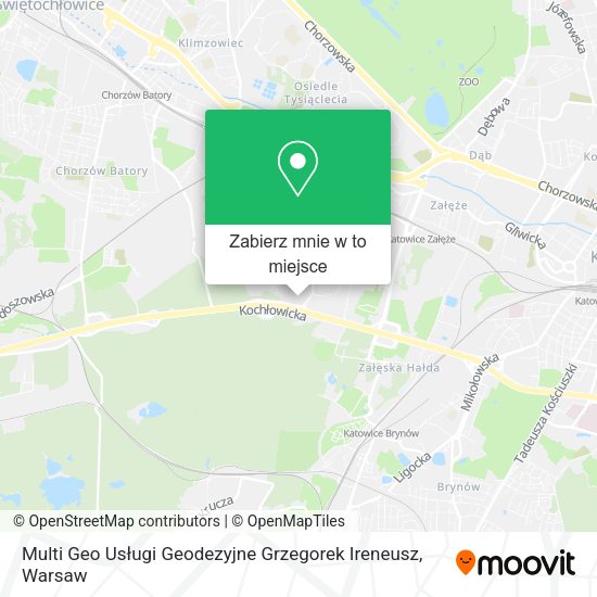 Mapa Multi Geo Usługi Geodezyjne Grzegorek Ireneusz