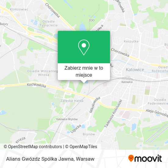 Mapa Alians Gwózdz Spólka Jawna