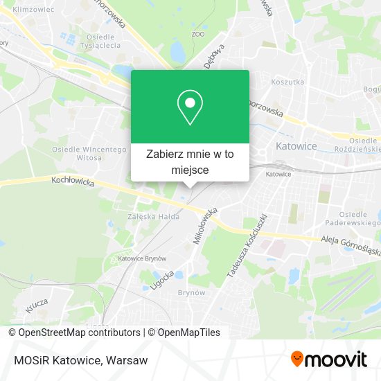 Mapa MOSiR Katowice