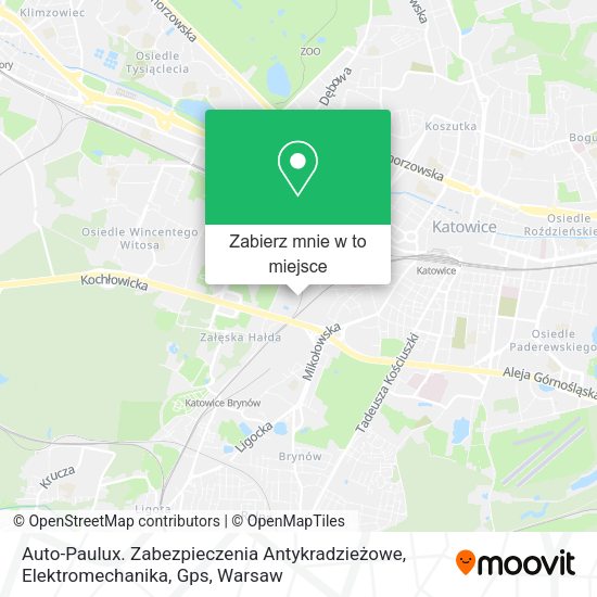 Mapa Auto-Paulux. Zabezpieczenia Antykradzieżowe, Elektromechanika, Gps