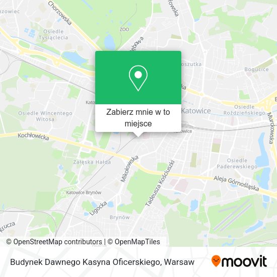 Mapa Budynek Dawnego Kasyna Oficerskiego