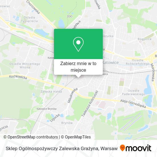 Mapa Sklep Ogólnospożywczy Zalewska Grażyna