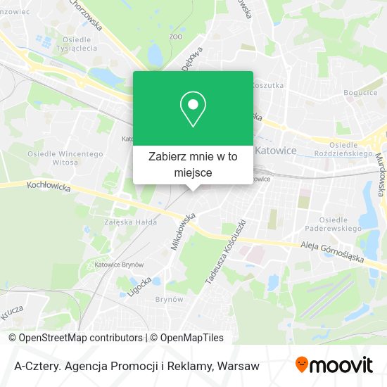 Mapa A-Cztery. Agencja Promocji i Reklamy