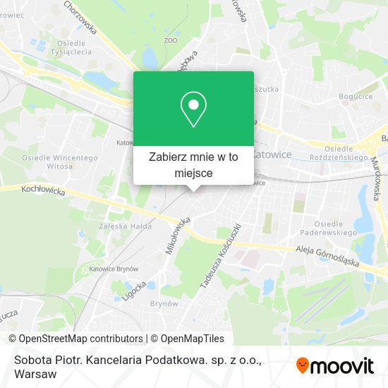 Mapa Sobota Piotr. Kancelaria Podatkowa. sp. z o.o.