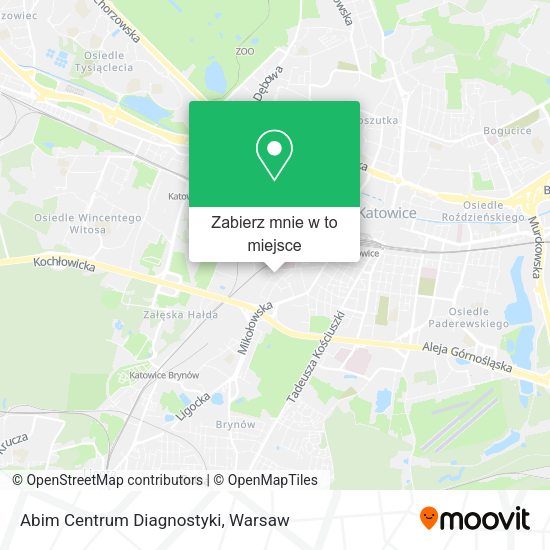 Mapa Abim Centrum Diagnostyki