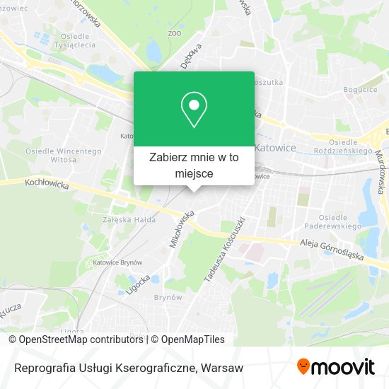 Mapa Reprografia Usługi Kserograficzne