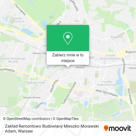 Mapa Zakład Remontowo Budowlany Mieszko Morawski Adam