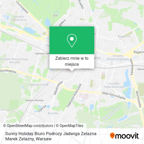 Mapa Sunny Holiday Biuro Podrozy Jadwiga Zelazna Marek Zelazny