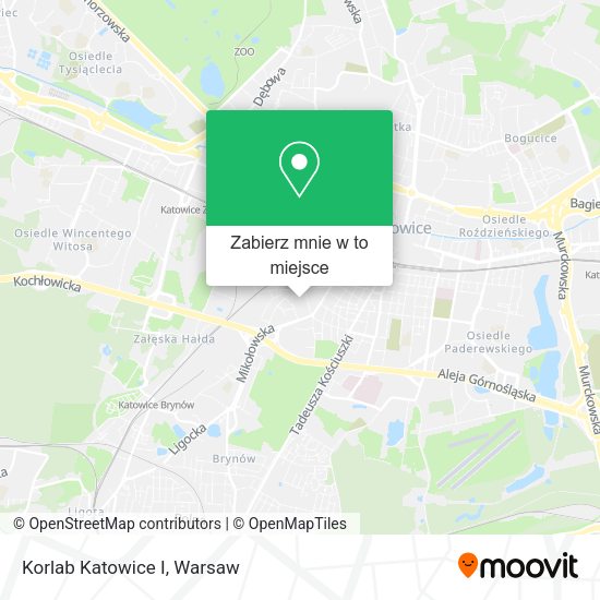 Mapa Korlab Katowice I