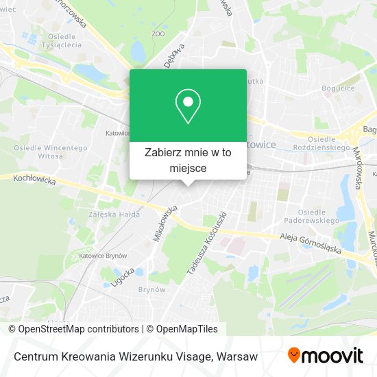 Mapa Centrum Kreowania Wizerunku Visage