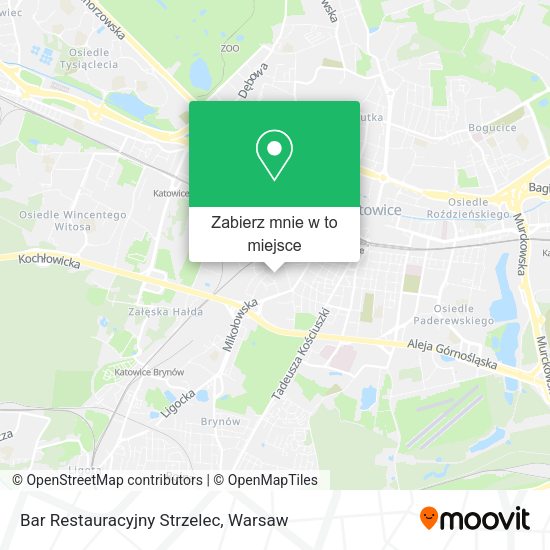 Mapa Bar Restauracyjny Strzelec