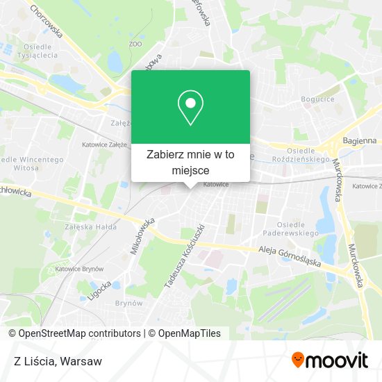 Mapa Z Liścia