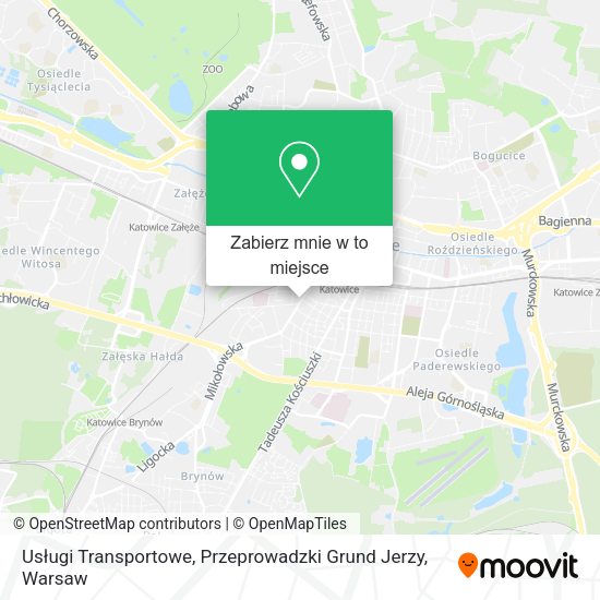 Mapa Usługi Transportowe, Przeprowadzki Grund Jerzy