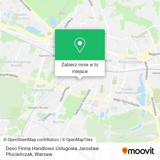 Mapa Dexo Firma Handlowo Usługowa Jarosław Płucieńczak