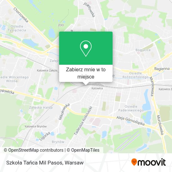 Mapa Szkoła Tańca Mil Pasos