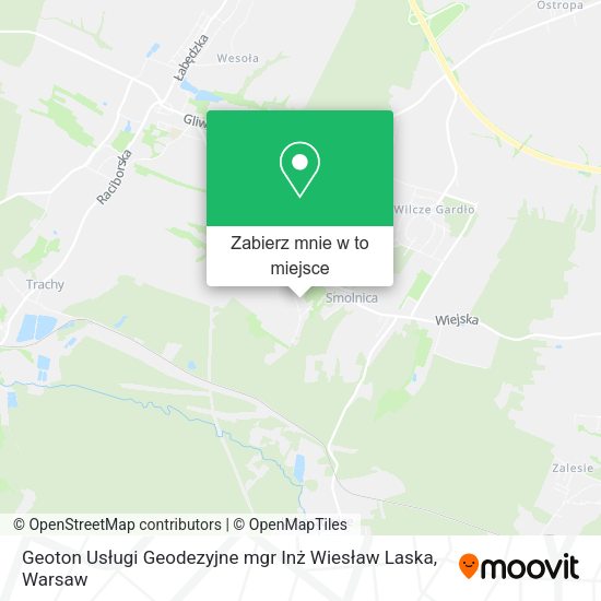 Mapa Geoton Usługi Geodezyjne mgr Inż Wiesław Laska