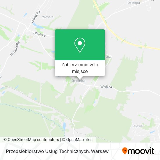 Mapa Przedsiebiorstwo Uslug Technicznych