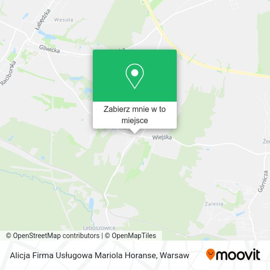 Mapa Alicja Firma Usługowa Mariola Horanse