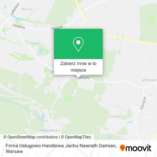 Mapa Firma Usługowo Handlowa Jachu Nawrath Damian