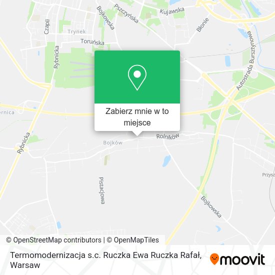 Mapa Termomodernizacja s.c. Ruczka Ewa Ruczka Rafał