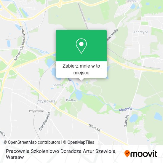 Mapa Pracownia Szkoleniowo Doradcza Artur Szewioła