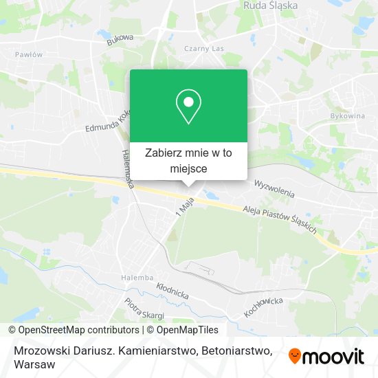 Mapa Mrozowski Dariusz. Kamieniarstwo, Betoniarstwo