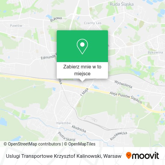 Mapa Uslugi Transportowe Krzysztof Kalinowski