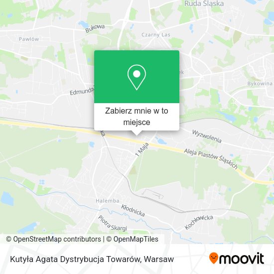 Mapa Kutyła Agata Dystrybucja Towarów