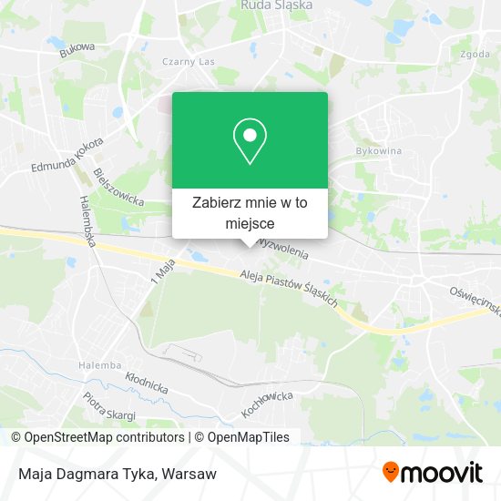 Mapa Maja Dagmara Tyka