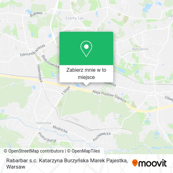 Mapa Rabarbar s.c. Katarzyna Burzyńska Marek Pajestka