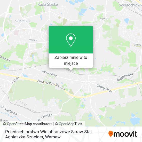 Mapa Przedsiębiorstwo Wielobranżowe Skraw-Stal Agnieszka Szneider