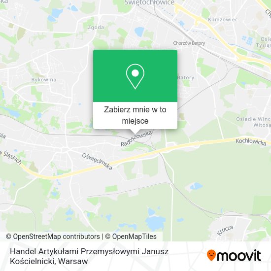 Mapa Handel Artykułami Przemysłowymi Janusz Kościelnicki