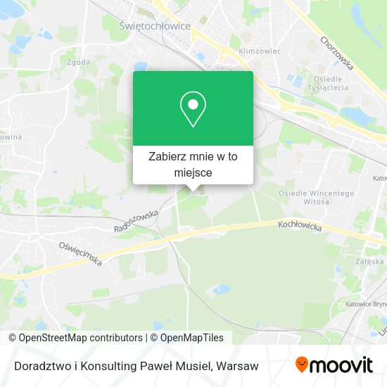 Mapa Doradztwo i Konsulting Paweł Musiel