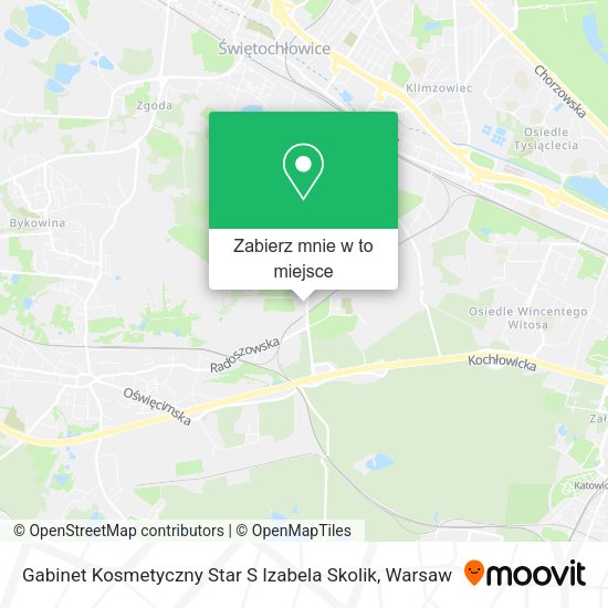 Mapa Gabinet Kosmetyczny Star S Izabela Skolik