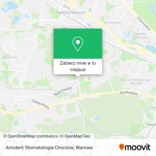 Mapa Amident Stomatologia Chorzów