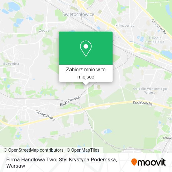 Mapa Firma Handlowa Twój Styl Krystyna Podemska