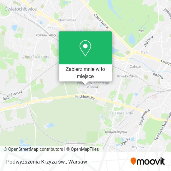 Mapa Podwyższenia Krzyża św.