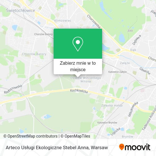 Mapa Arteco Usługi Ekologiczne Stebel Anna