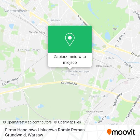 Mapa Firma Handlowo Uslugowa Romix Roman Grundwald