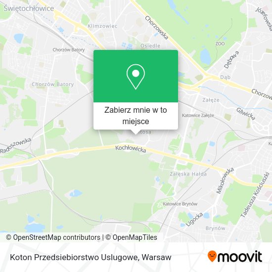 Mapa Koton Przedsiebiorstwo Uslugowe