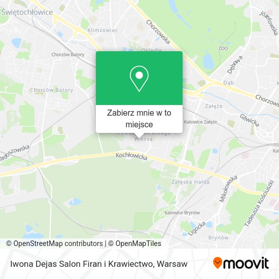 Mapa Iwona Dejas Salon Firan i Krawiectwo