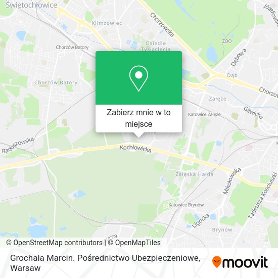 Mapa Grochala Marcin. Pośrednictwo Ubezpieczeniowe