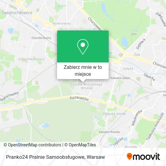 Mapa Pranko24 Pralnie Samoobsługowe