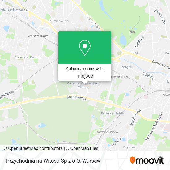 Mapa Przychodnia na Witosa Sp z o O