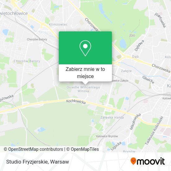 Mapa Studio Fryzjerskie