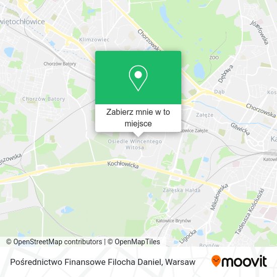 Mapa Pośrednictwo Finansowe Filocha Daniel