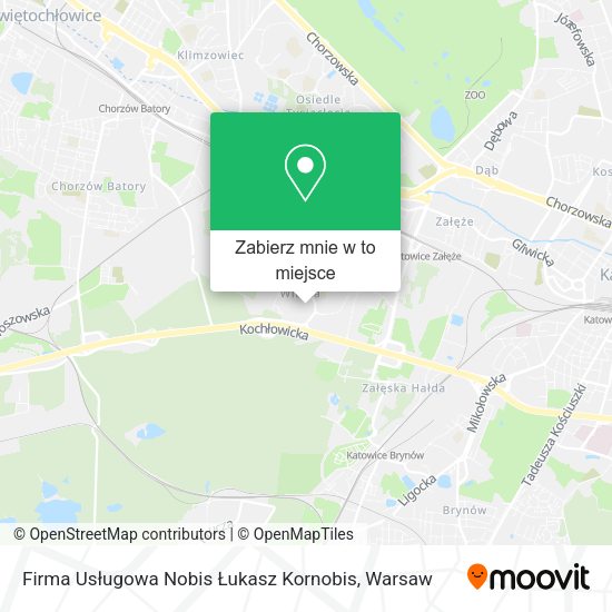 Mapa Firma Usługowa Nobis Łukasz Kornobis